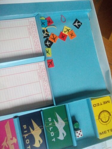Gioco vintage: Commander, il gioco dei piloti, Alma ed, da tavolo completo