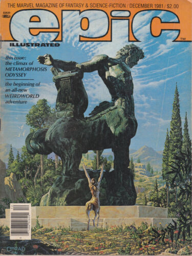 Epic illustrated, Marvel magazine of science fiction 1981, December