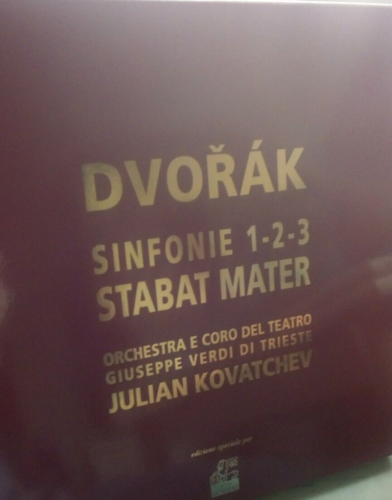 DVORAK, SINFONIE 1-2-3 STABAT MATER, CD, KOVATCHEV TEATRO VERDI TRIESTE