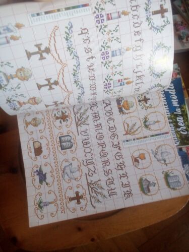 Punto croce (rivista) soggetti sacri, papa Francesco Wojtyla Maria Gesù battesimi 2015