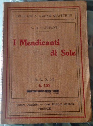 Biblioteca amena Quattrini, I mendicanti del sole, Capitani
