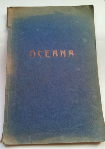 Silvio Benco - Oceana commedia fantastica 1931 - A. Smariglia