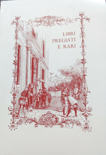 Libri Pregiati E rari Marzo 1984, Cicerano Grimaldi