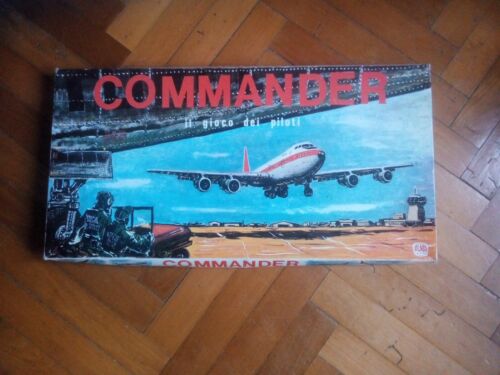 Gioco vintage: Commander, il gioco dei piloti, Alma ed, da tavolo completo