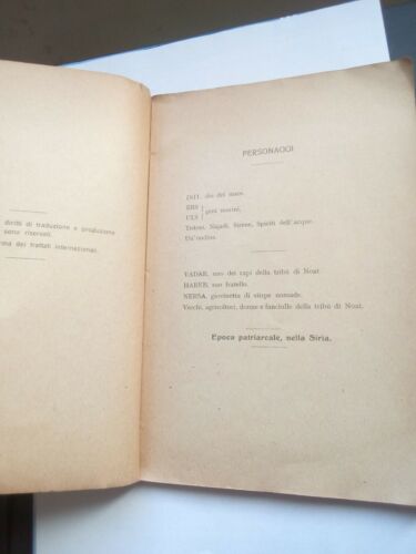 Silvio Benco - Oceana commedia fantastica 1931 - A. Smariglia