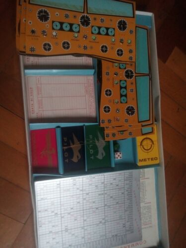 Gioco vintage: Commander, il gioco dei piloti, Alma ed, da tavolo completo